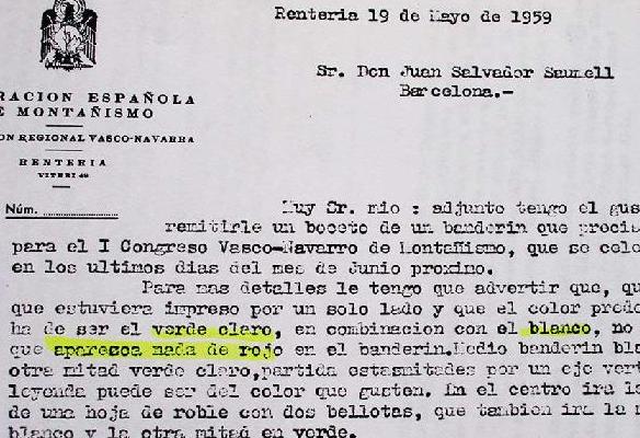 Congreso MontaÃ±ero Arrate 1959